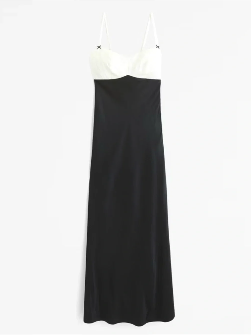 A&F Julia Slip Contrast Bodice Maxi Dress